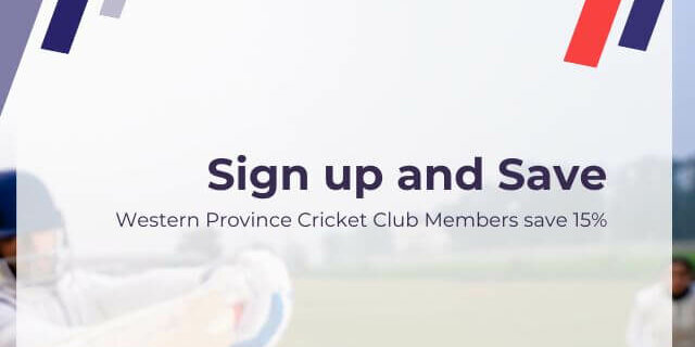 Western Province Cricket Club Members save 15% on fees